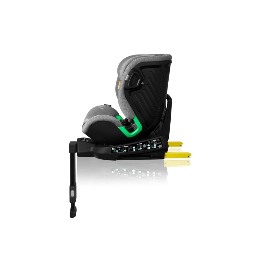 Lionelo - Autonistuin jalustalla swivel HARMONY i-Koko 40-150 cm harmaa