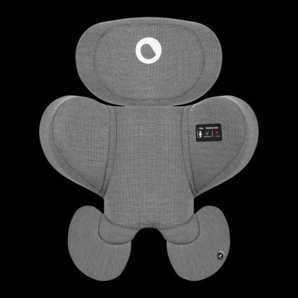 Lionelo - Autonistuin jalustalla swivel HARMONY i-Koko 40-150 cm harmaa