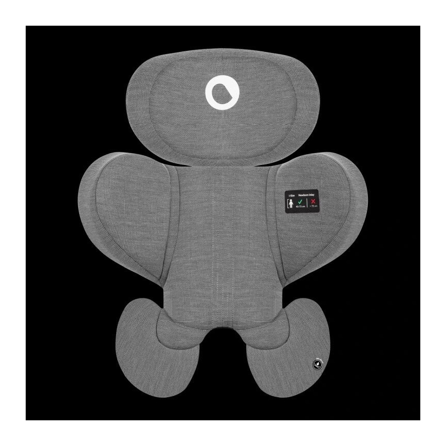 Lionelo - Autonistuin jalustalla swivel HARMONY i-Koko 40-150 cm harmaa