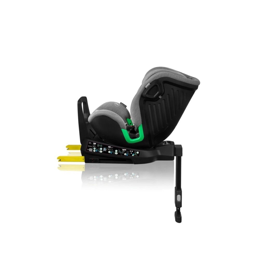 Lionelo - Autonistuin jalustalla swivel HARMONY i-Koko 40-150 cm harmaa