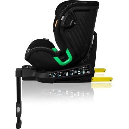 Lionelo - Autonistuin jalustalla swivel HARMONY i-Koko 40-150 cm musta