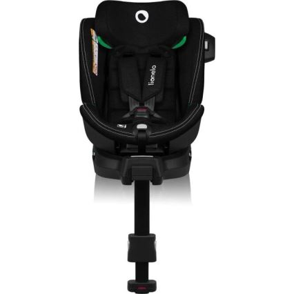 Lionelo - Autonistuin jalustalla swivel HARMONY i-Koko 40-150 cm musta