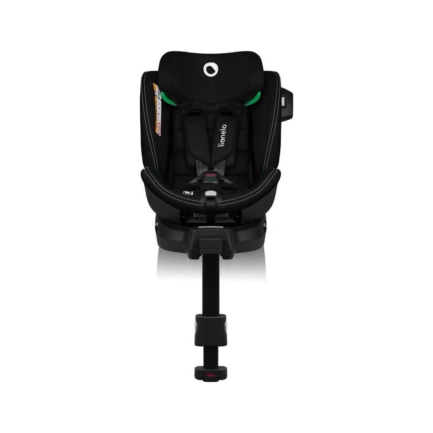 Lionelo - Autonistuin jalustalla swivel HARMONY i-Koko 40-150 cm musta