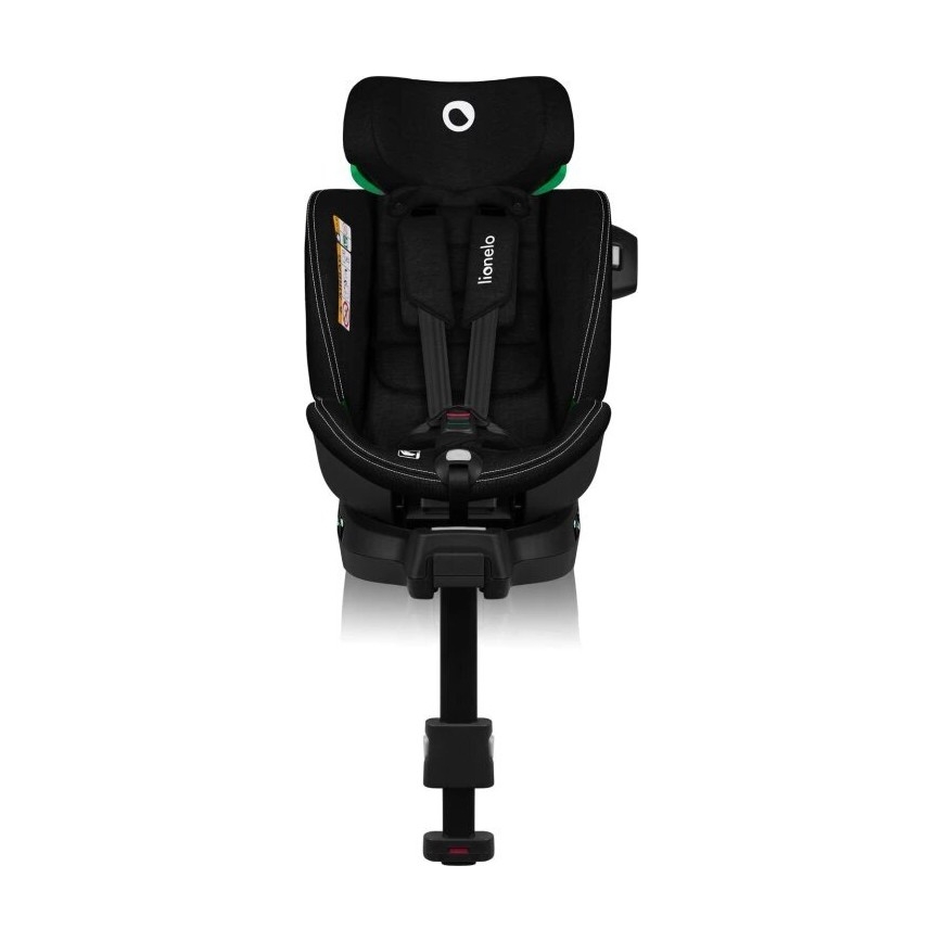Lionelo - Autonistuin jalustalla swivel HARMONY i-Koko 40-150 cm musta
