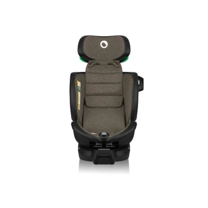 Lionelo - Autonistuin jalustalla swivel HARMONY i-Koko 40-150 cm musta/oliivi