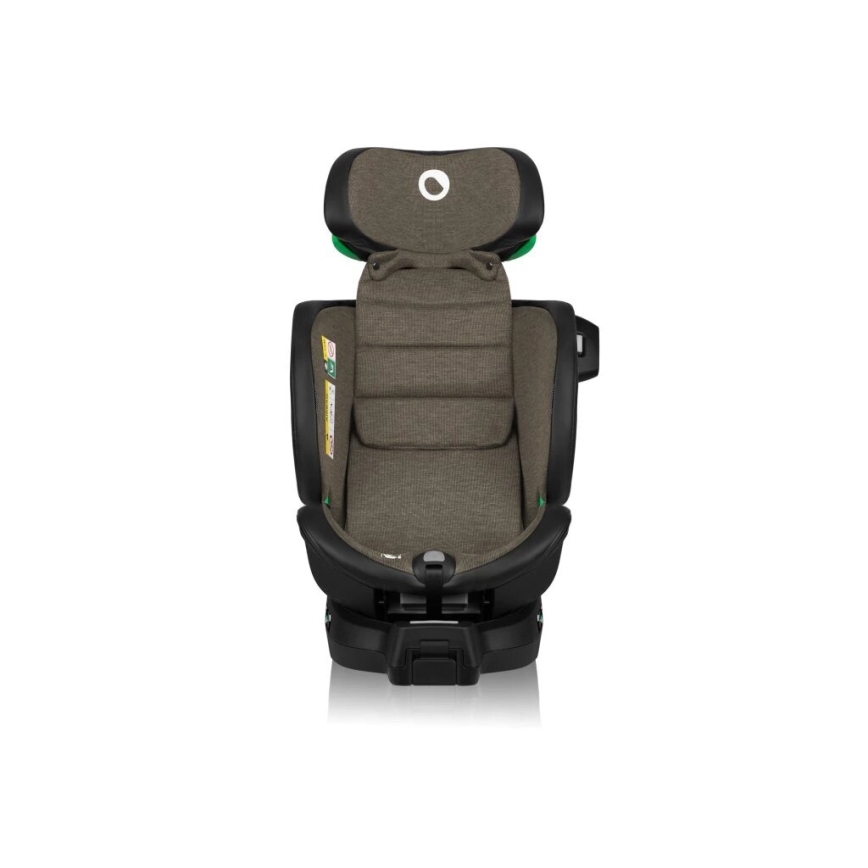 Lionelo - Autonistuin jalustalla swivel HARMONY i-Koko 40-150 cm musta/oliivi