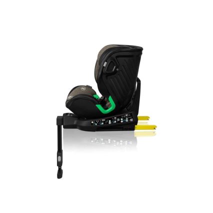 Lionelo - Autonistuin jalustalla swivel HARMONY i-Koko 40-150 cm musta/oliivi