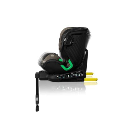 Lionelo - Autonistuin jalustalla swivel HARMONY i-Koko 40-150 cm musta/oliivi