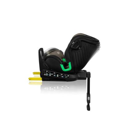 Lionelo - Autonistuin jalustalla swivel HARMONY i-Koko 40-150 cm musta/oliivi