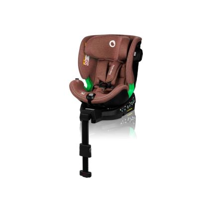 Lionelo - Autonistuin jalustalla swivel HARMONY i-Koko 40-150 cm tiili