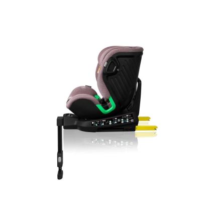 Lionelo - Autonistuin jalustalla swivel HARMONY i-Koko 40-150 cm vaaleanpunainen