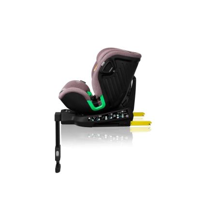 Lionelo - Autonistuin jalustalla swivel HARMONY i-Koko 40-150 cm vaaleanpunainen