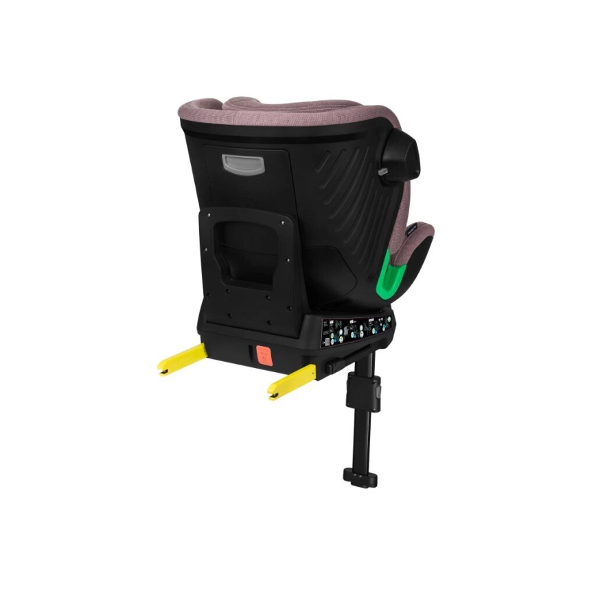 Lionelo - Autonistuin jalustalla swivel HARMONY i-Koko 40-150 cm vaaleanpunainen