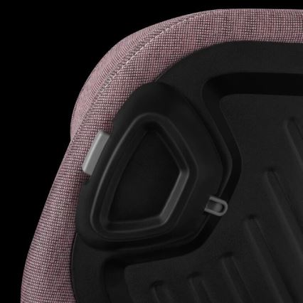 Lionelo - Autonistuin jalustalla swivel HARMONY i-Koko 40-150 cm vaaleanpunainen