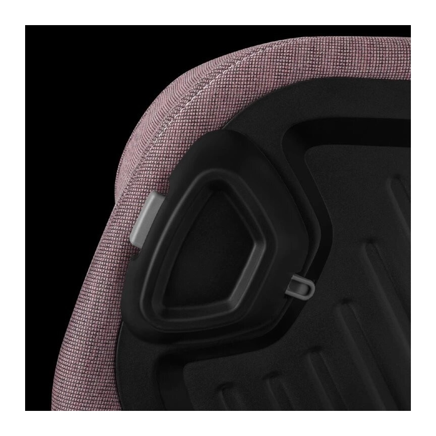 Lionelo - Autonistuin jalustalla swivel HARMONY i-Koko 40-150 cm vaaleanpunainen