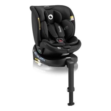 Lionelo - Autonistuin jalustalla swivel NAVY i-Koko 40-150 cm musta