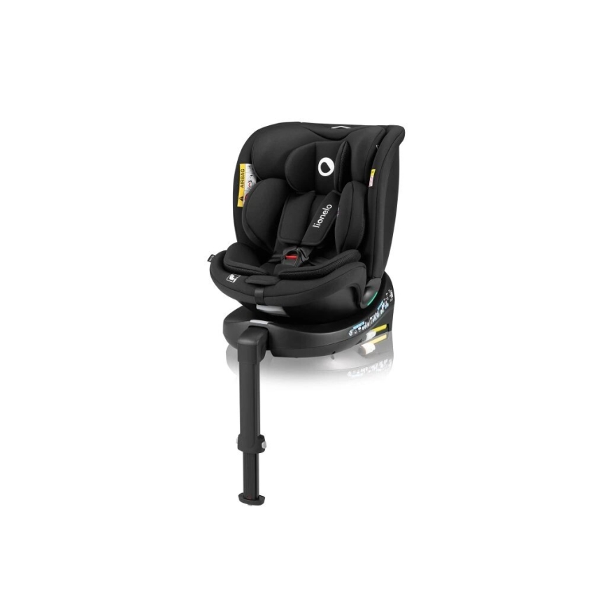 Lionelo - Autonistuin jalustalla swivel NAVY i-Koko 40-150 cm musta