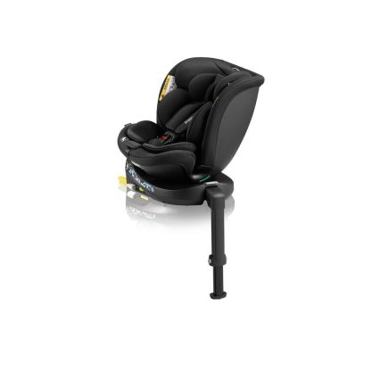 Lionelo - Autonistuin jalustalla swivel NAVY i-Koko 40-150 cm musta