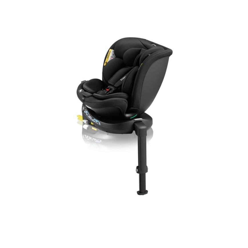 Lionelo - Autonistuin jalustalla swivel NAVY i-Koko 40-150 cm musta