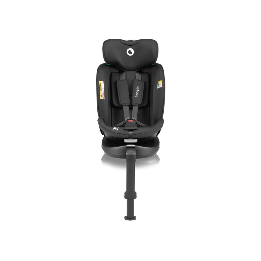 Lionelo - Autonistuin jalustalla swivel NAVY i-Koko 40-150 cm musta