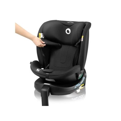 Lionelo - Autonistuin jalustalla swivel NAVY i-Koko 40-150 cm musta
