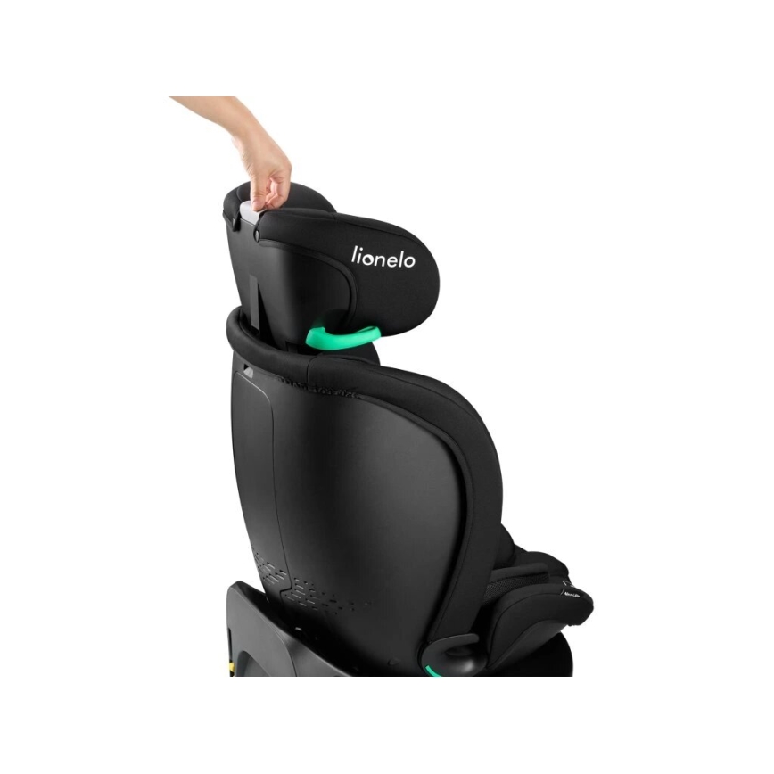 Lionelo - Autonistuin jalustalla swivel NAVY i-Koko 40-150 cm musta