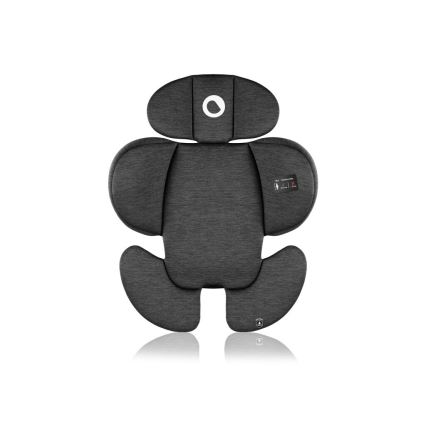 Lionelo - Autonistuin jalustalla swivel NAVY i-Koko 40-150 cm musta/vaaleanpunainen