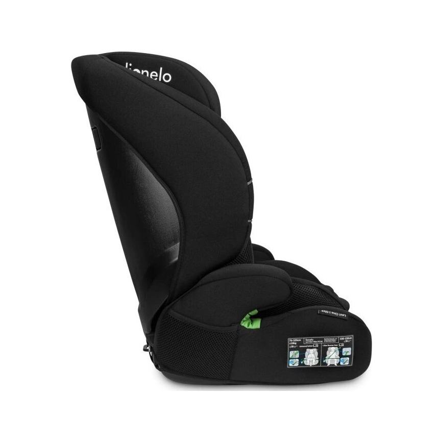 Lionelo - Autonistuin LEVI ONE i-Koko 76-150 cm musta