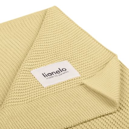 Lionelo - Bambupeitto 75x100 cm Sitruunankeltainen