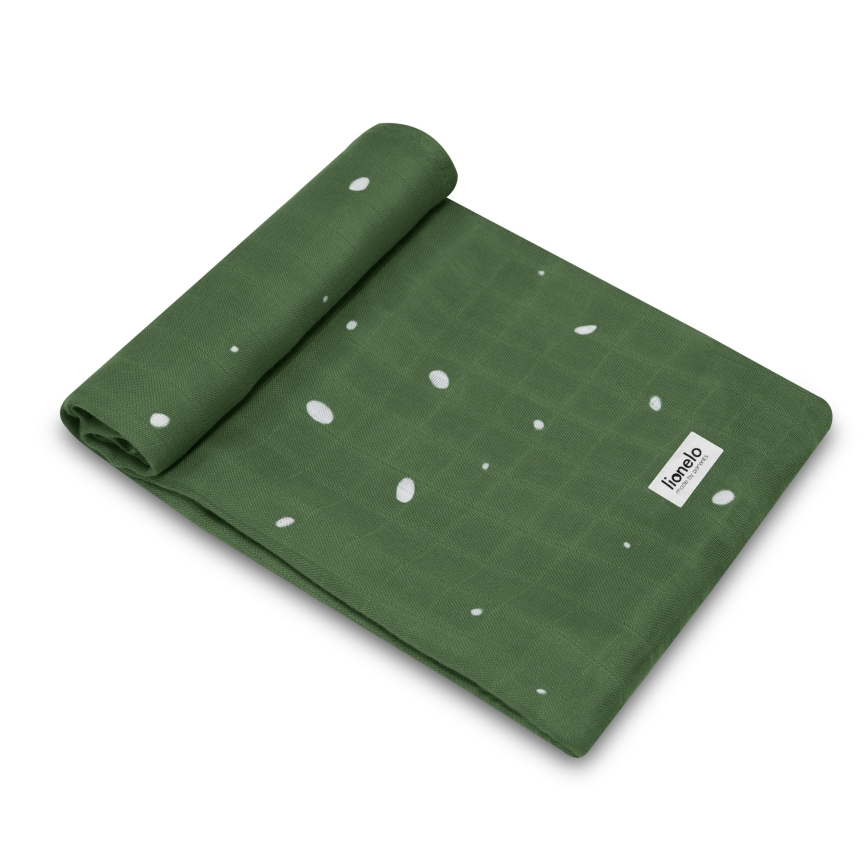 Lionelo - Bambusetti 3 kpl bambuliinoja 70x70 cm Dino