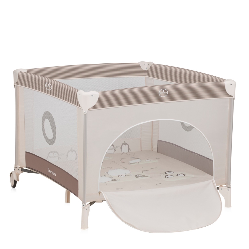 Lionelo - BONNIE-leikkiaita beige hiekka