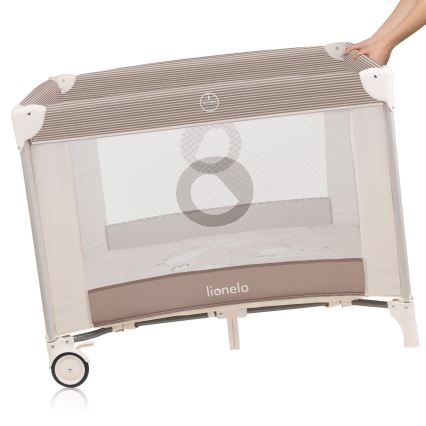 Lionelo - BONNIE-leikkiaita beige hiekka