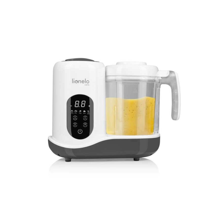 Lionelo - höyrykeitin 5in1 BABYMENU 110W/230V valkoinen/harmaa