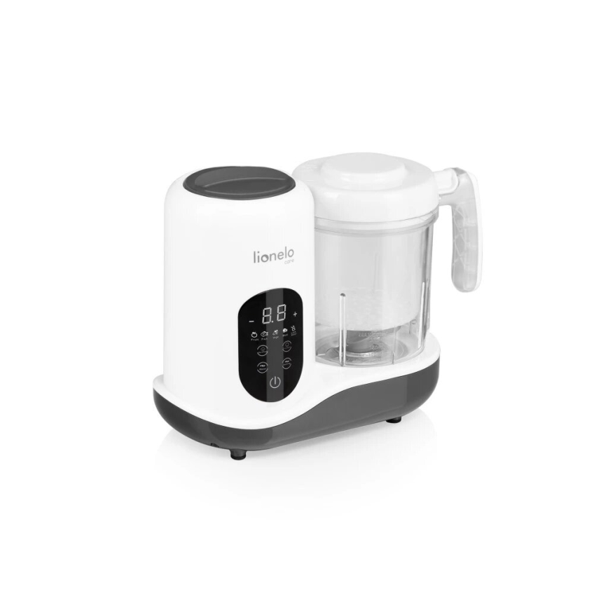 Lionelo - höyrykeitin 5in1 BABYMENU 110W/230V valkoinen/harmaa