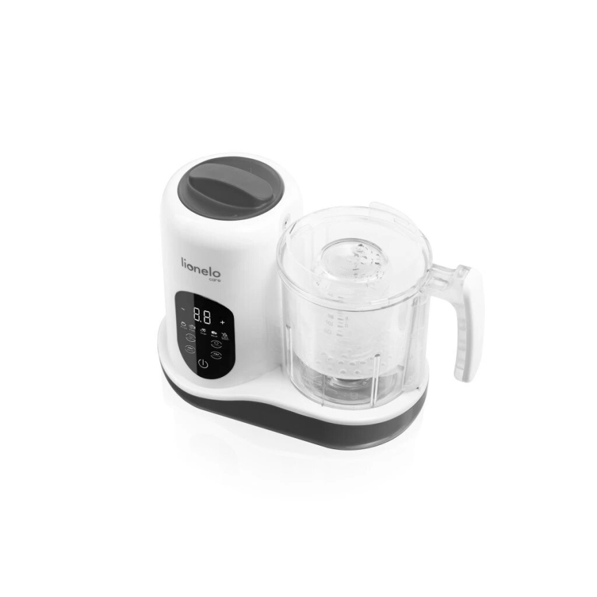 Lionelo - höyrykeitin 5in1 BABYMENU 110W/230V valkoinen/harmaa