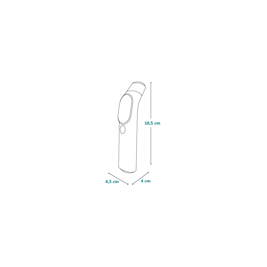 Lionelo - infrapunalämpömittari FEVERSCAN 2xAAA