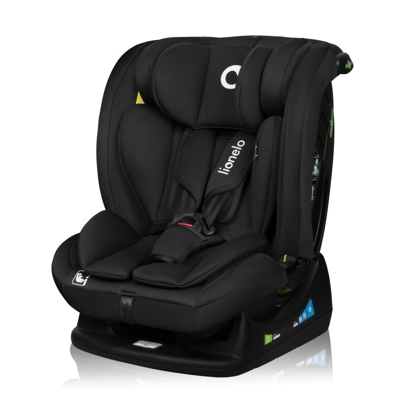 Lionelo - IZZY i-Size turvaistuin 40-150 cm Musta Carbon