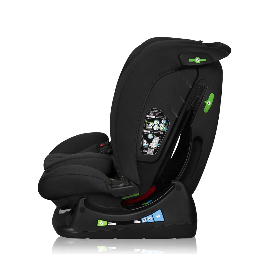 Lionelo - IZZY i-Size turvaistuin 40-150 cm Musta Carbon