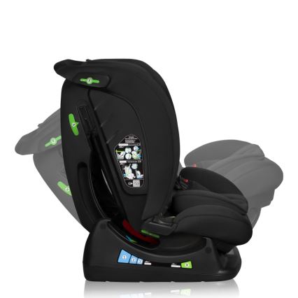 Lionelo - IZZY i-Size turvaistuin 40-150 cm Musta Carbon