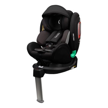 Lionelo - Jalustallinen, kääntyvä turvaistuin ANTOON PLUS i-Size 40-105 cm Musta Onyx