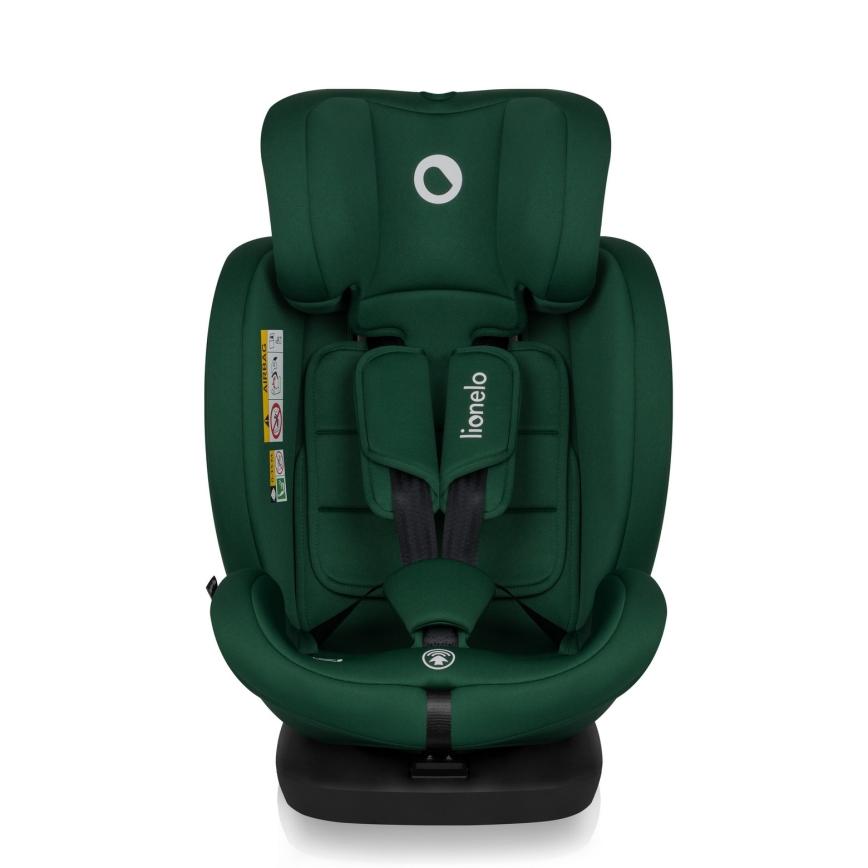 Lionelo - Jalustallinen kääntyvä turvaistuin BASTIAAN i-Size 40-150 cm Green Forest