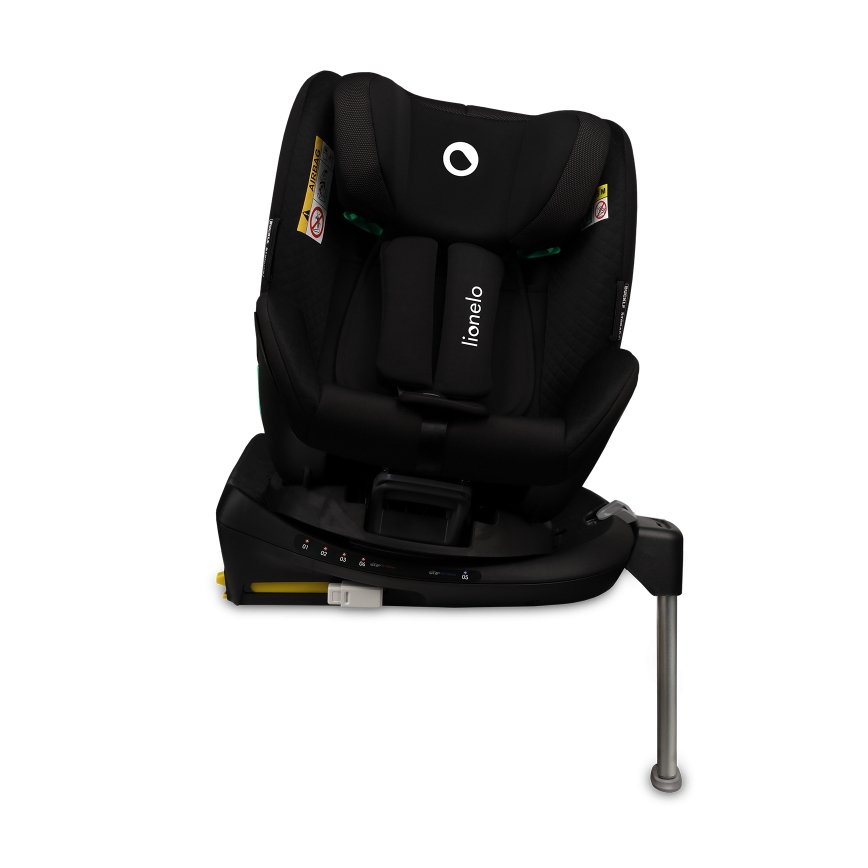 Lionelo - Jalustallinen, kääntyvä turvaistuin ANTOON PLUS i-Size 40-105 cm Musta Onyx