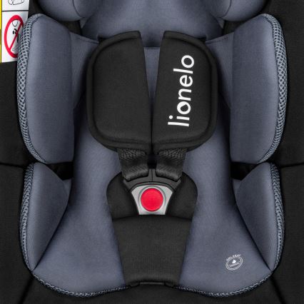 Lionelo - kääntyvä turvaistuin jalustalla ASTRID SET i-Size 40-87 cm musta/harmaa