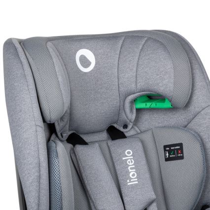 Lionelo - Kääntyvä turvaistuin jalustalla LAVENDER i-Size 76–150 cm, kivenharmaa