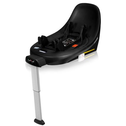Lionelo - Kääntyvä turvaistuin jalustalla MOXIE SET i-Size 40-87 cm Black Carbon