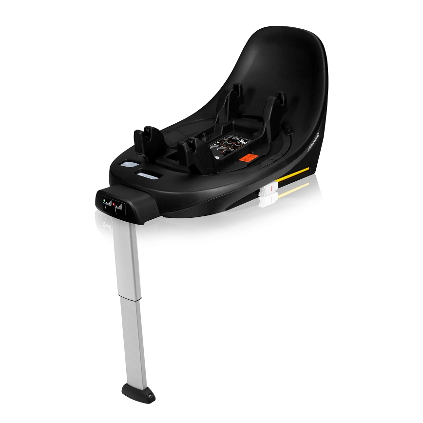 Lionelo - Kääntyvä turvaistuin jalustalla MOXIE SET i-Size 40-87 cm Black Carbon