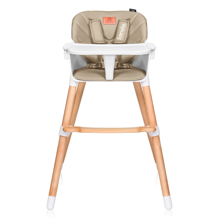 Lionelo - KOEN 2-in-1 lasten syöttötuoli, beige (sand)