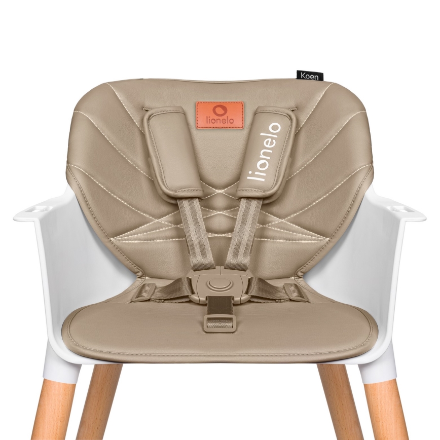 Lionelo - KOEN 2-in-1 lasten syöttötuoli, beige (sand)