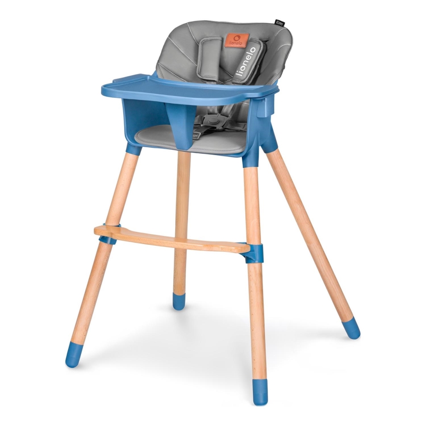 Lionelo - KOEN lasten 2-in-1 ruokatuoli Blue Sky