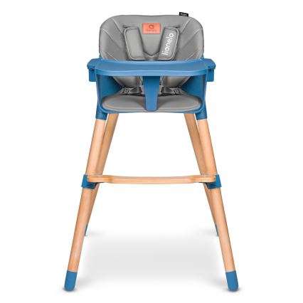 Lionelo - KOEN lasten 2-in-1 ruokatuoli Blue Sky